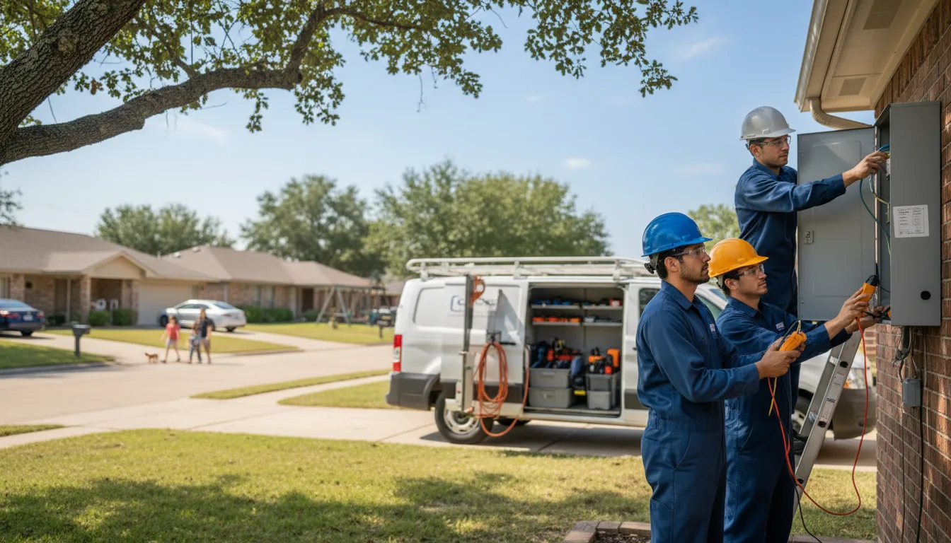 Certified electrician providing emergency electrical services in Hartselle, AL